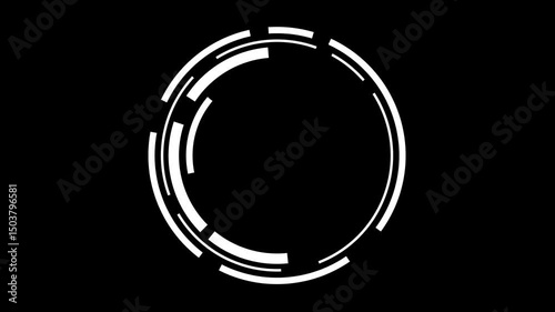 10 second Count Down on black background