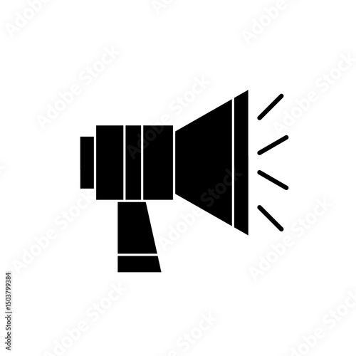 Start-Up Glyph Icon Announcement
