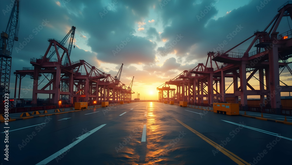 Fototapeta premium Refined Visualization of Countervailing Duties: Strategic Trade Compensation, Policy Interventions & Regulatory Frameworks Addressing Unfair Subsidies - Conceptual Image with Empty Space