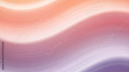Pastel wavy abstract background with soft pink, orange, and purple colors, creating a smooth, flowing gradient texture.