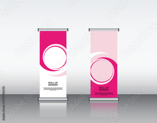 roll up banner edit file pink rollup icon, vector, illustration, technology, box, symbol, button, web, design, video, equipment, music, computer, blank, player, sign, element, metal, paper, mp3, inter
