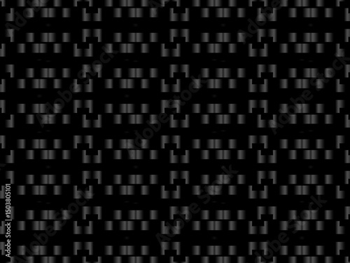 Black metal texture steel background. Perforated metal sheet.	