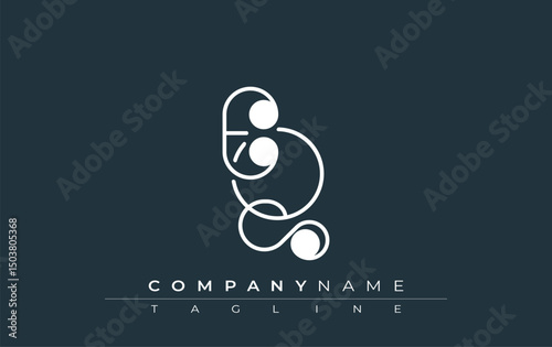 EQ Typography Logo Design. Stylish monogram design depiction featuring the letters E and Q combined in an artistic signature style, delivering a unique and creative visual representation.