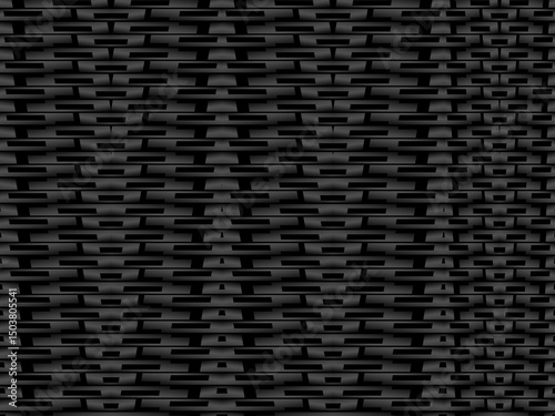 Black metal texture steel background. Perforated metal sheet.	