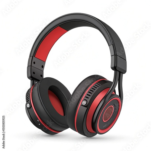 headphones on white background