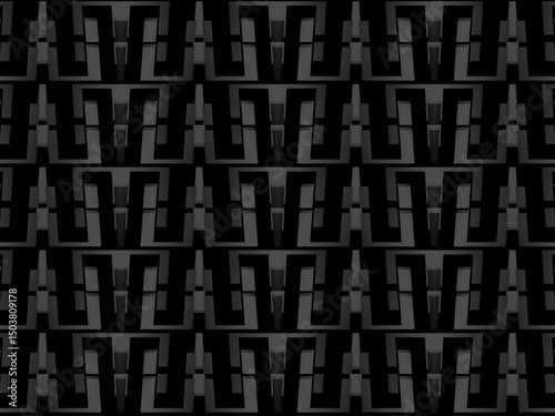 Black metal texture steel background. Perforated metal sheet.	