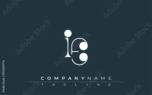 IE Typography Logo Design. Stylish monogram design depiction featuring the letters I and E combined in an artistic signature style, delivering a unique and creative visual representation.