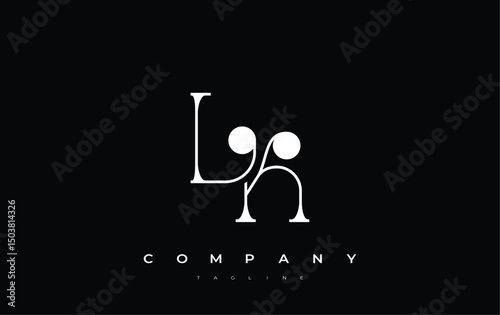 LK Typography Logo Design. Stylish monogram design depiction featuring the letters L and K combined in an artistic signature style, delivering a unique and creative visual representation.