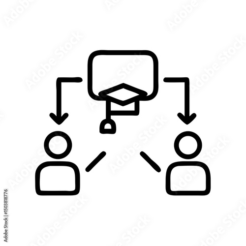 Collaborative Learning Federated Learning Icon