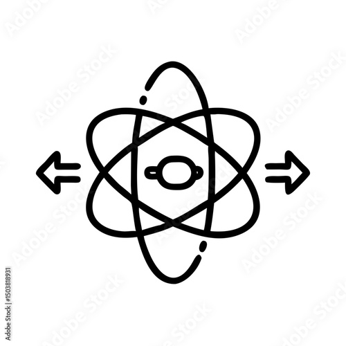 Quantum Annealing  A Vector Icon Representing Quantum Computing