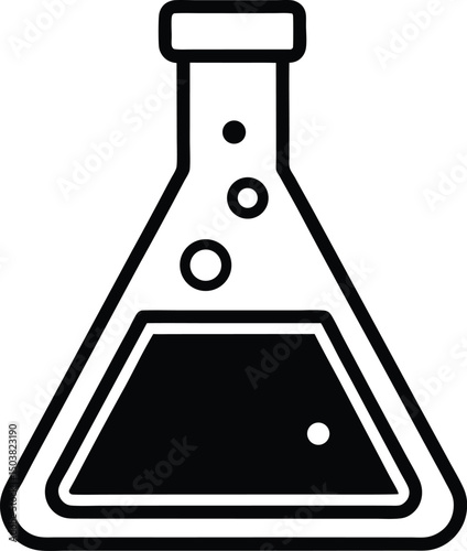 Experiment Icon Outline Vector Illustration