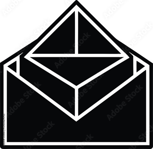 Inbox Icon Outline Vector Illustration