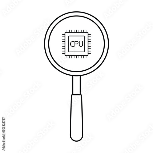 vector magnifying glass