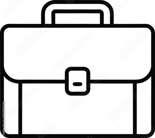 Portfolio Icon Outline Vector Illustration