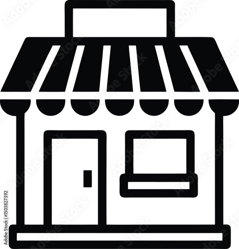 Retail Icon Outline Vector Illustration