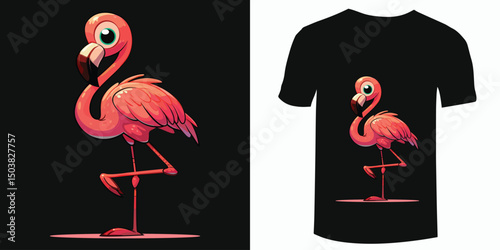 Flamingo t-shirt design