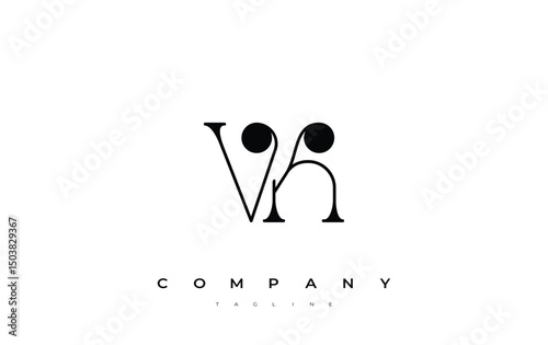 VK Typography Logo Design. Stylish monogram design depiction featuring the letters V and K combined in an artistic signature style, delivering a unique and creative visual representation.