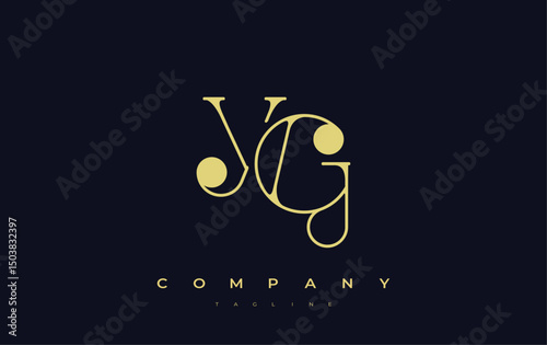 YG Typography Logo Design. Stylish monogram design depiction featuring the letters Y and G combined in an artistic signature style, delivering a unique and creative visual representation.