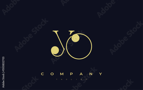 YO Typography Logo Design. Stylish monogram design depiction featuring the letters Y and O combined in an artistic signature style, delivering a unique and creative visual representation.