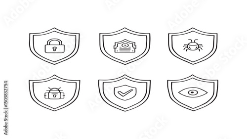 IT Security Shield Guarding Digital Assets