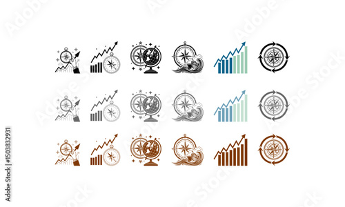 Success in business means staying steady in chaos, so you're ready when the market turns icon vector