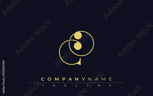 CO Typography Logo Design. Stylish monogram design depiction featuring the letters C and O combined in an artistic signature style, delivering a unique and creative visual representation.