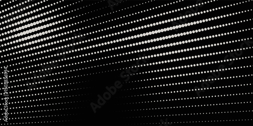 Abstract grunge grid polka dot halftone background pattern. Spotted black and white line illustration. Textures.