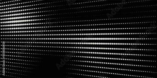 Abstract grunge grid polka dot halftone background pattern. Spotted black and white line illustration. Textures.