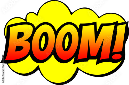Cartoon comic sign burst clouds. Speech bubble, boom sign expression and pop art text frames. Comics mem expressions speech, superhero book bubbles label. Isolated vector symbols set