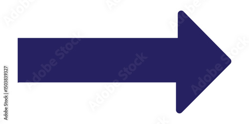 Black arrow icon. long arrow icon pointing to right side. Blue long arrow icon . long arrow icon isolated on white background.