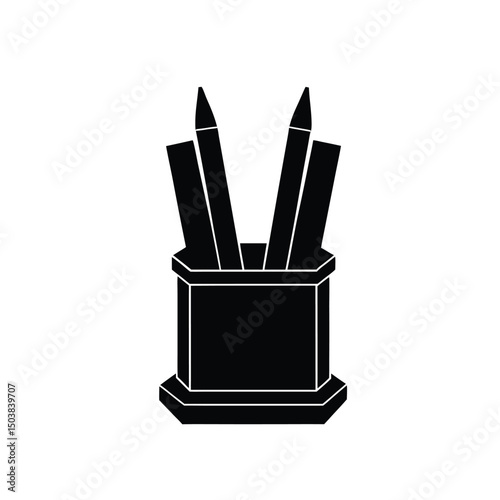 pencils and sharpener