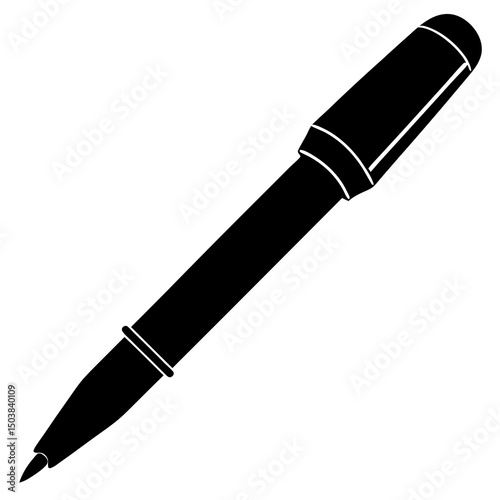 pen isolated on white background