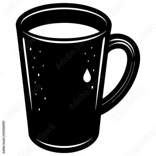 black coffee mug