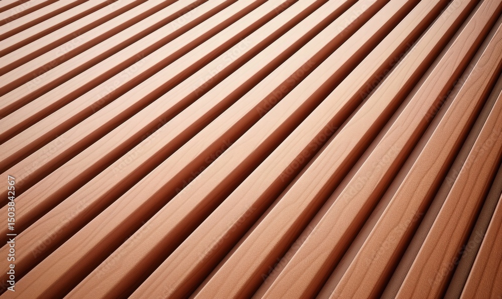 Obraz premium 갈색 금속 패널의 기하학적 패턴
