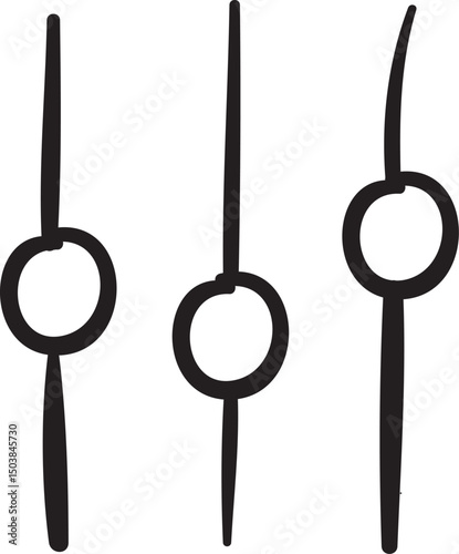 Simple line art controls