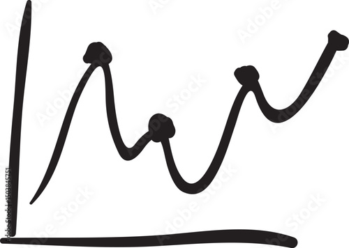 Simple line graph illustration