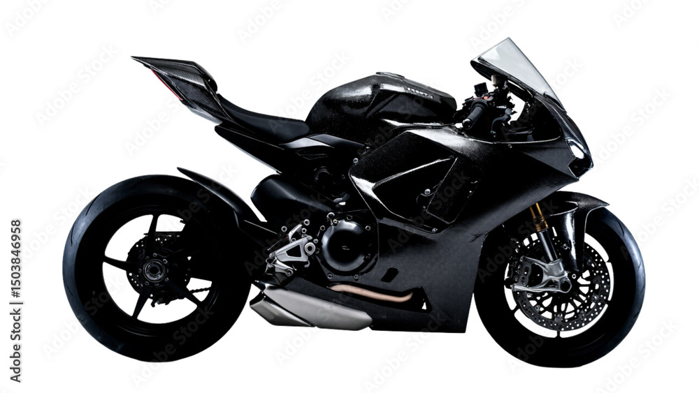 Obraz premium Carbon Fiber Hyperbike Side View