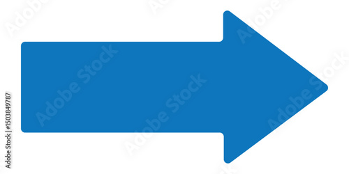 Black arrow icon. long arrow icon pointing to right side. blue long arrow icon . long arrow icon isolated on white background.
