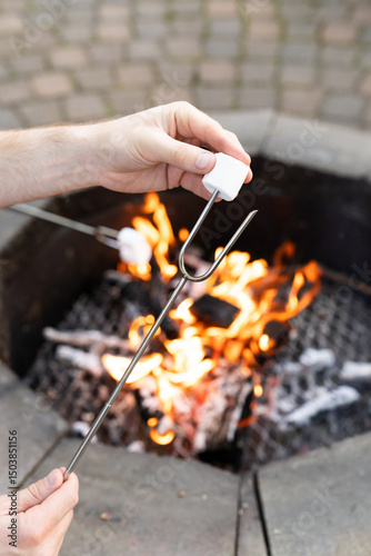 Getting Ready to Roast A Marshmallow