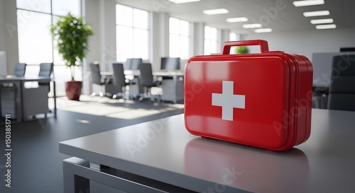 Workplace Safety Essential First Aid Kit & Emergency Preparedness for a Healthy Office Environment