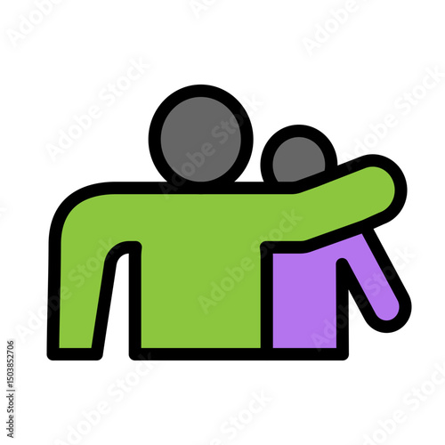 Support Vector Filled Icon Design