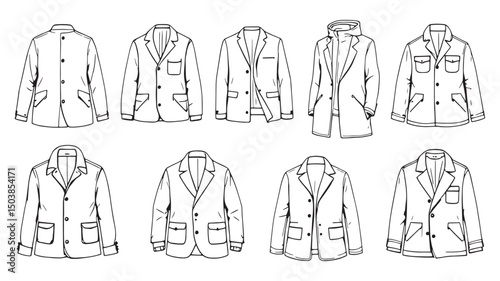 Sports Coat Casual Elegant Outerwear Design