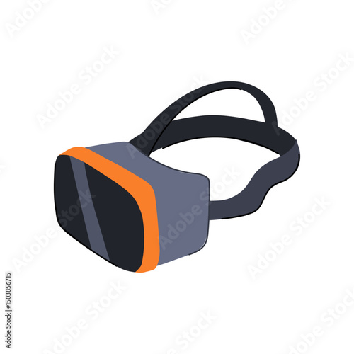 smt augmented reality ar glasses cartoon vector illustration