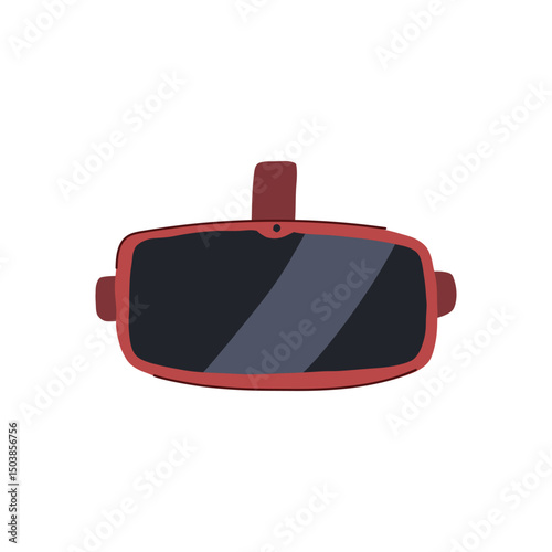 experience augmented reality ar glasses cartoon vector illustration