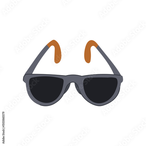 technology glasses for the blind cartoon vector illustration