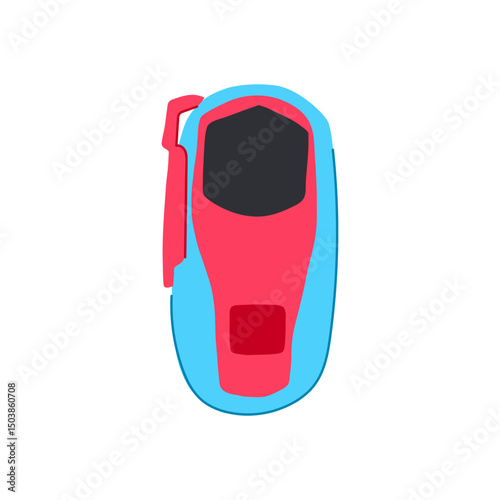 satellite gps beacon cartoon vector illustration
