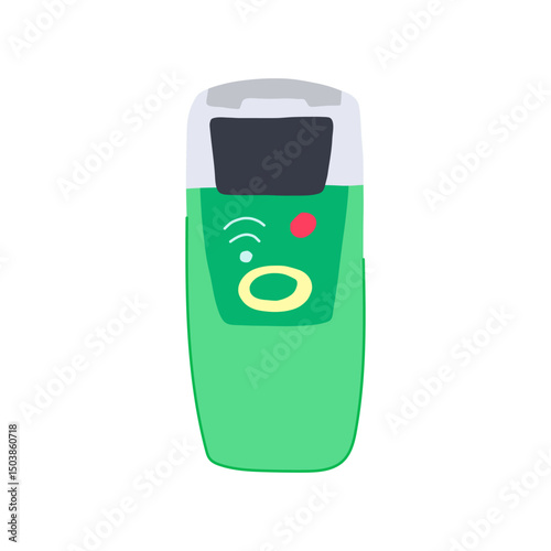 signal gps beacon cartoon vector illustration