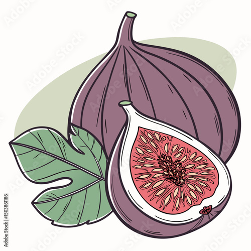 figs with leaves