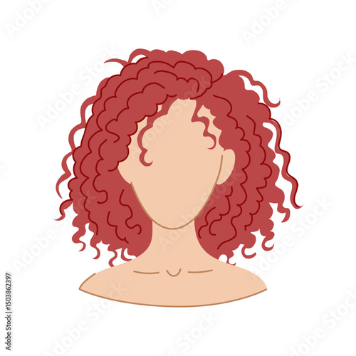 bun hairstyles for women cartoon vector illustration