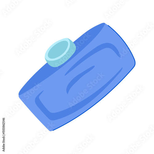 pain ice pack for injuries cartoon vector illustration